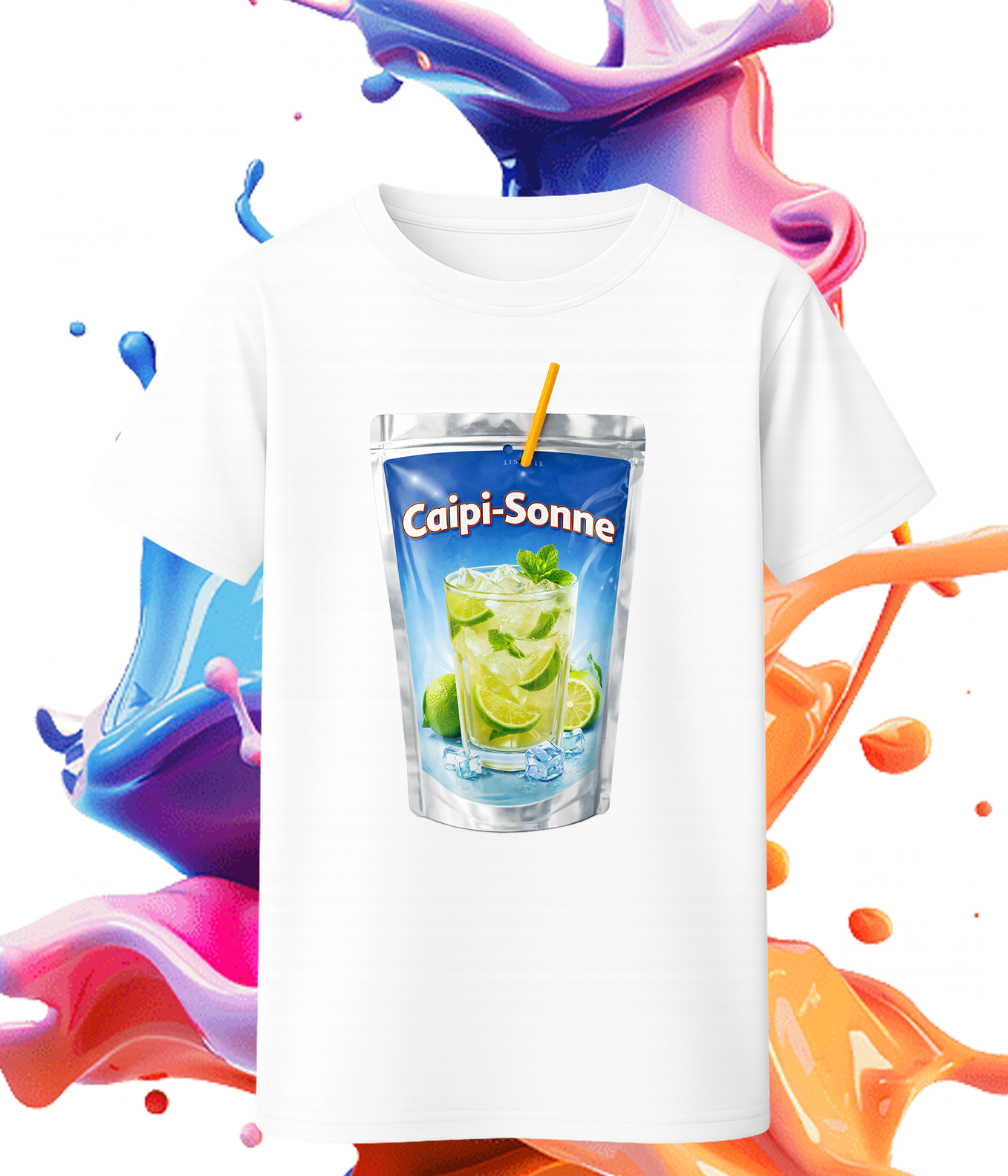 Caipi-Sonne T-Shirt – Lustiges Cocktail Shirt | Sommer & Party Outfit | KoalaPrint