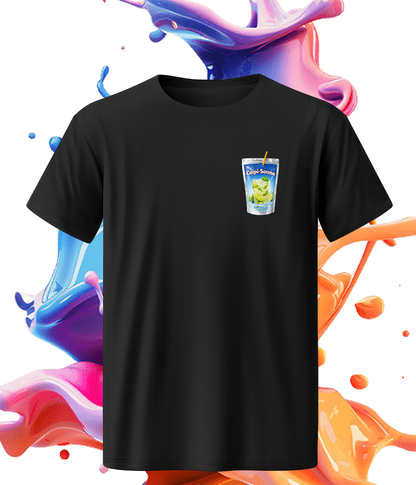 Caipi-Sonne T-Shirt – Kleiner Brustprint | Lustiges Cocktail Shirt | KoalaPrint