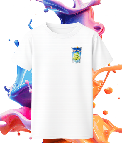 Caipi-Sonne T-Shirt – Kleiner Brustprint | Lustiges Cocktail Shirt | KoalaPrint