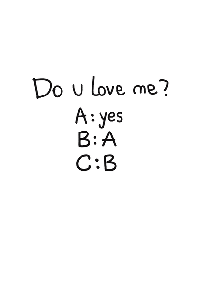 Shirt - Do you love me?