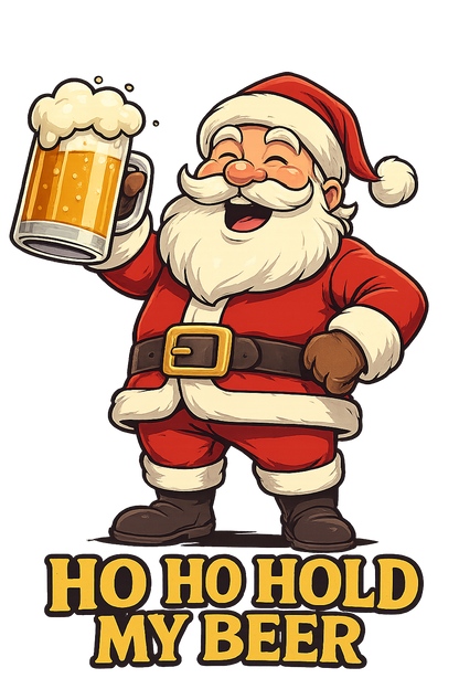 Hoodie - Hold Me Beer (Santa Edition)