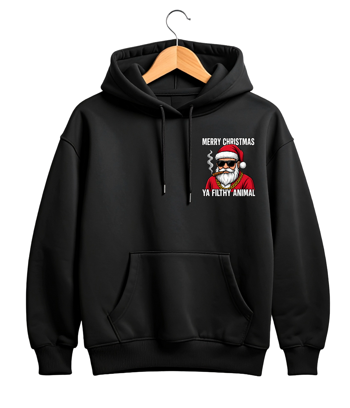 Hoodie - Filthy Animal (Santa Edition)