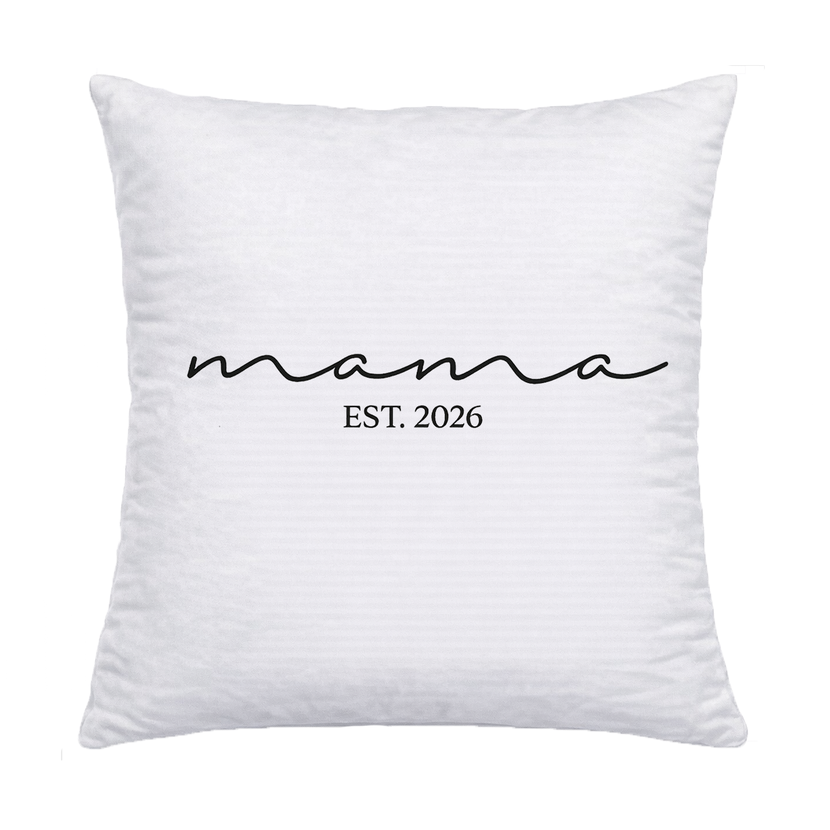 Mama EST. 2026 Kissen – Geschenk für werdende Mütter | Minimalistisches Deko Kissen | KoalaPrint