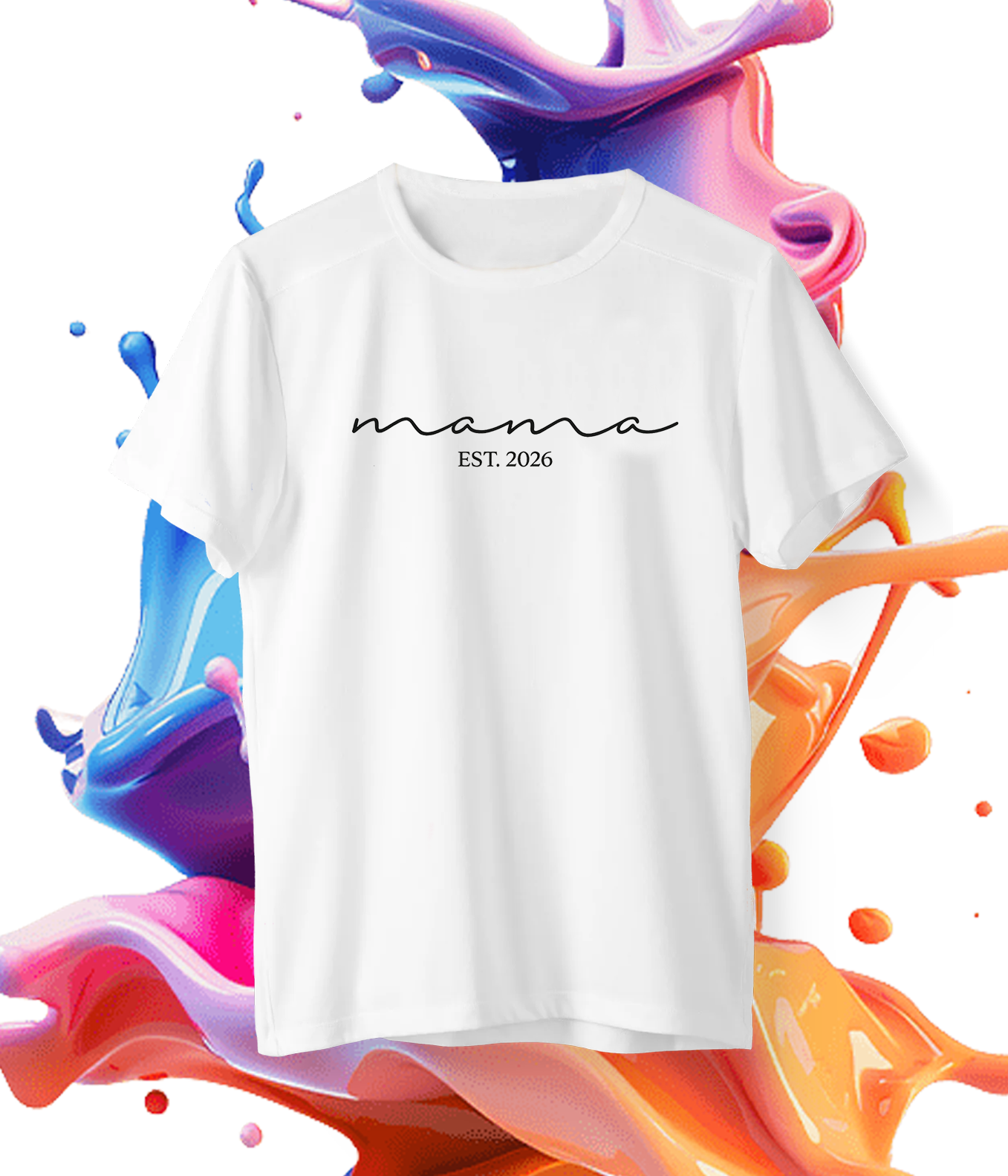 Mama EST. 2026 Shirt – Geschenk für werdende Mamas | Schwangerschaft Geschenk | KoalaPrint
