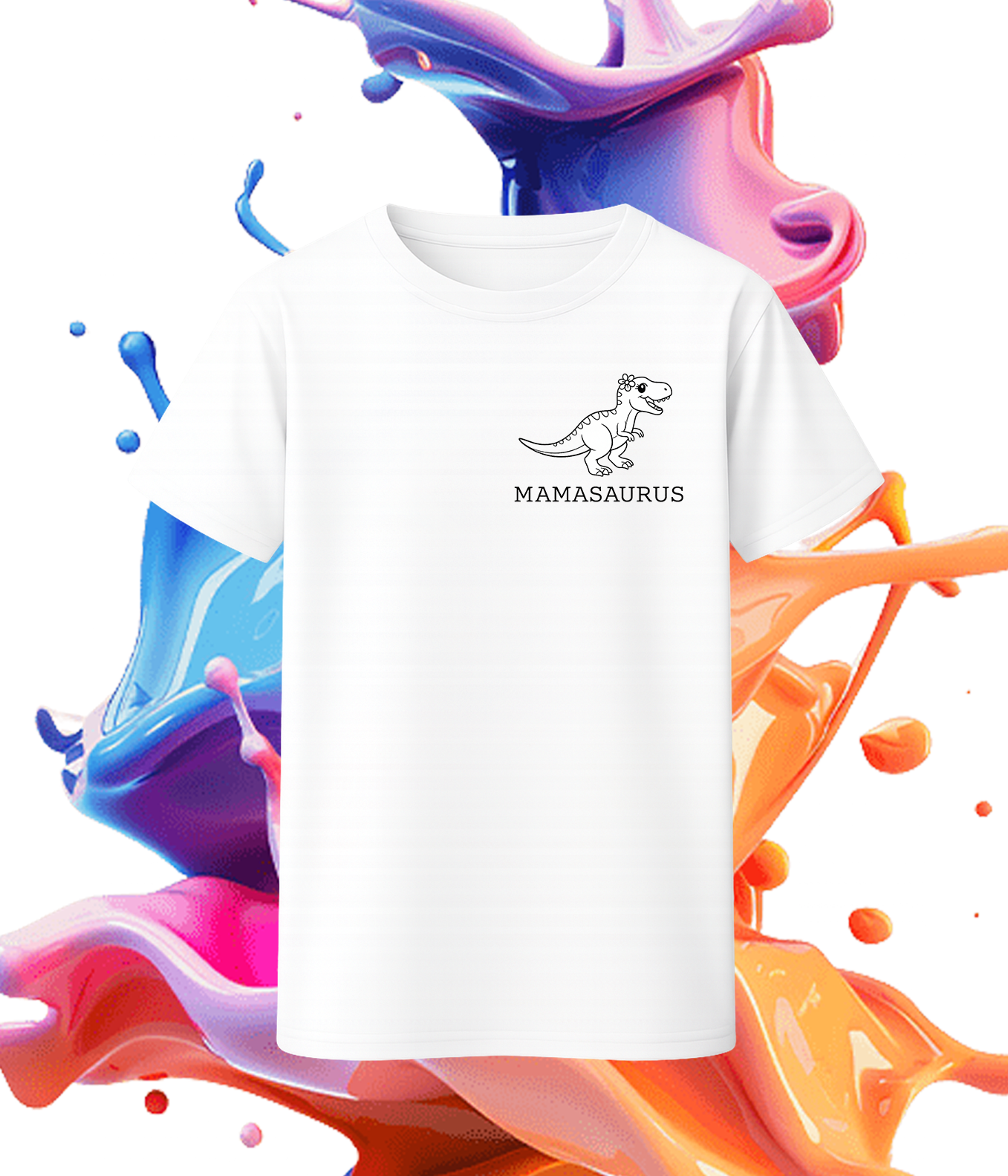 MAMASAURUS Shirt – Lustiges Dino T-Shirt für Mama | Geschenkidee zum Muttertag | KoalaPrint