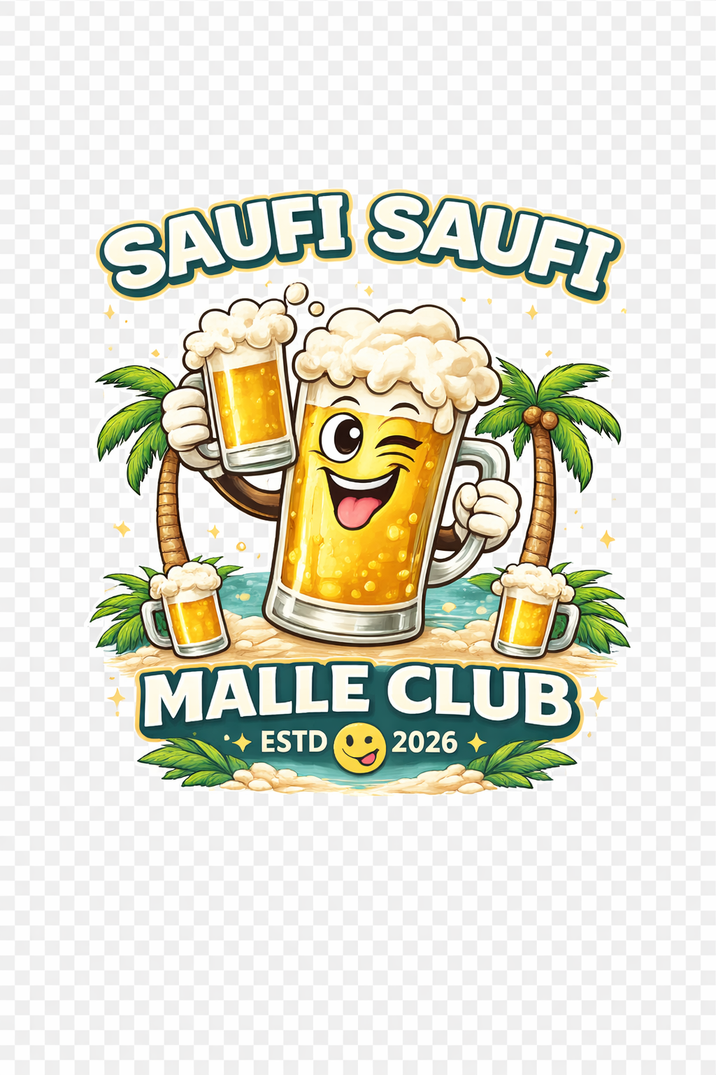 SAUFI SAUFI – MALLE CLUB 2026 Shirt Herren | Mallorca Bier Shirt