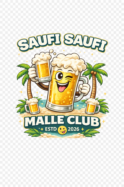 SAUFI SAUFI – MALLE CLUB 2026 Shirt Herren | Mallorca Bier Shirt