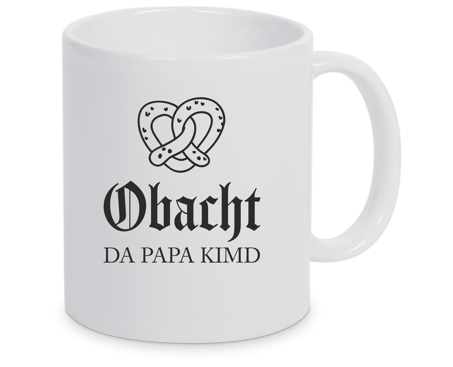 Tasse - Obacht da Papa kimd