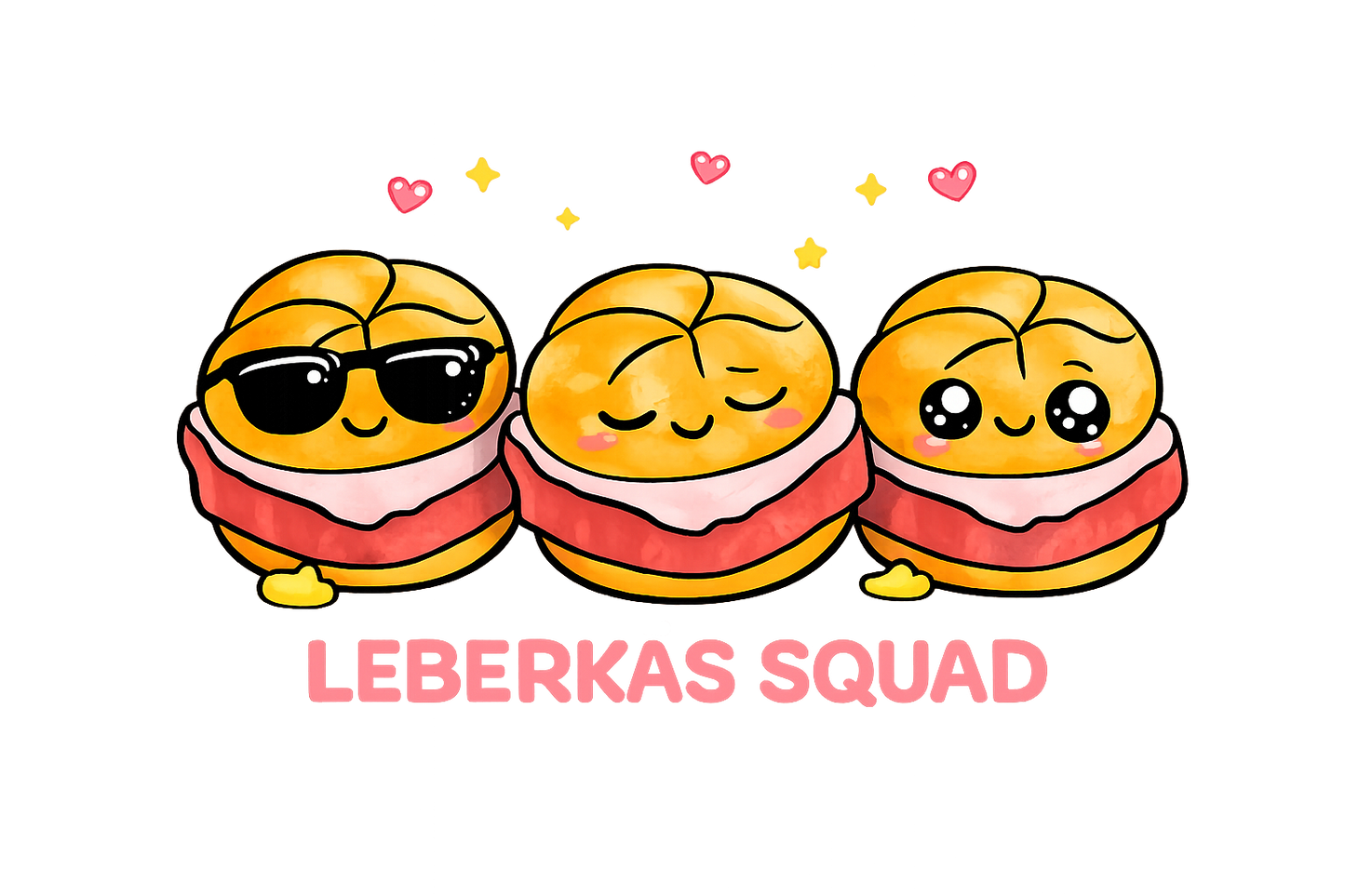 Leberkas Squad T-Shirt – Lustiges Bayern Shirt | Kleiner Brustprint | KoalaPrint