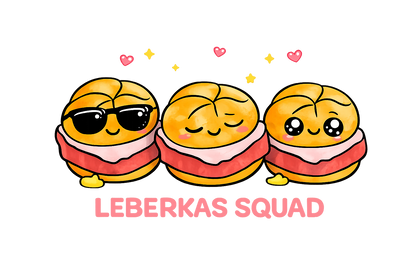 Leberkas Squad T-Shirt – Lustiges Bayern Shirt | Kleiner Brustprint | KoalaPrint