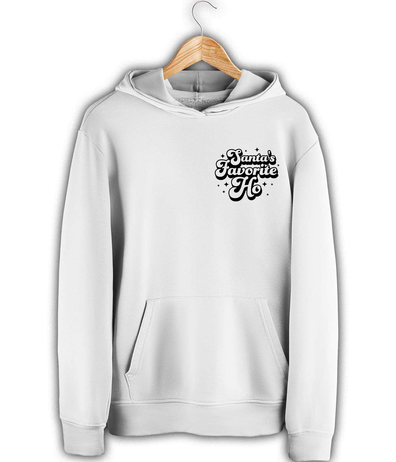 Hoodie - Santas favorite Ho (Weiß)