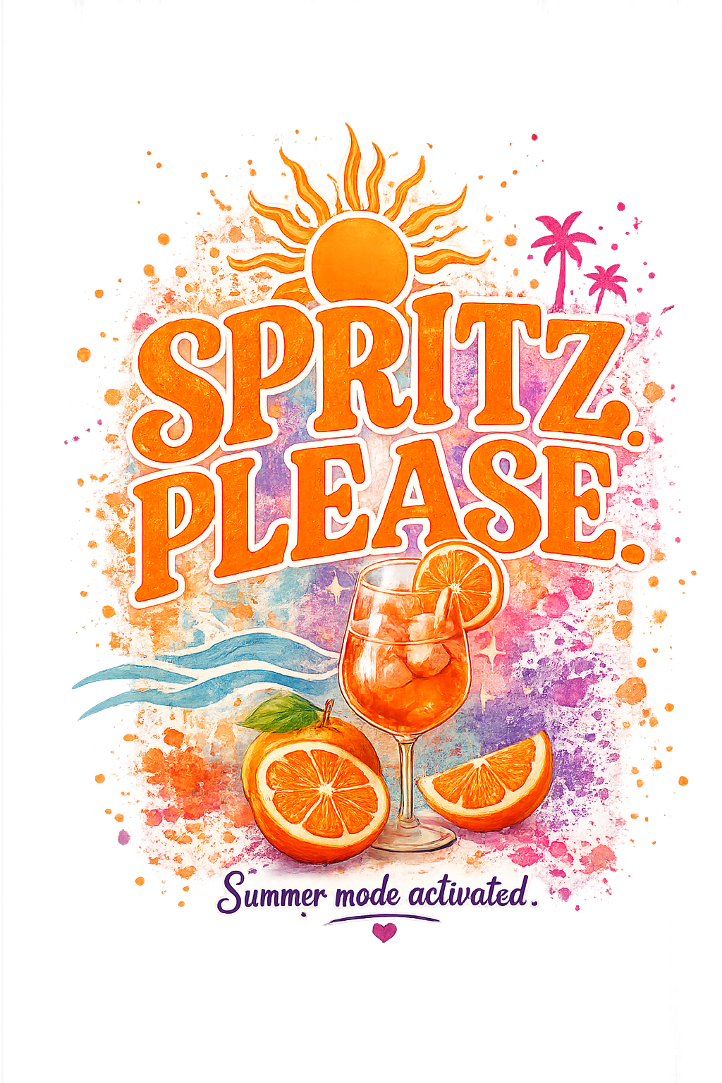 Spritz Please Shirt – Sommerfeeling zum Anziehen