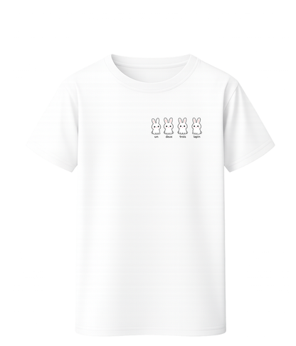 Un Deux Trois Lapin Shirt – Süßes Oster T-Shirt mit Hasen | Französisches Design | KoalaPrint